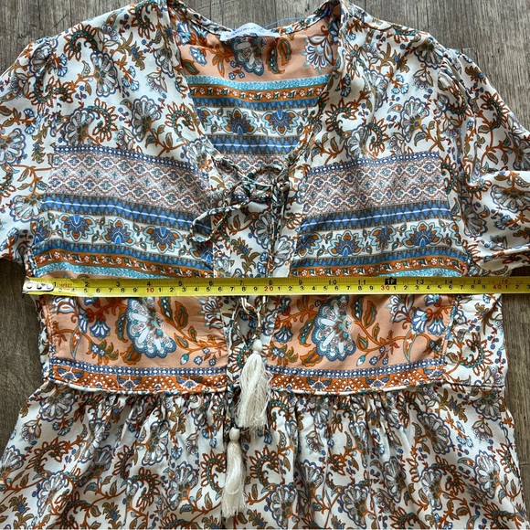 R. Vivimos Summer Bohemian Dress For Women Size Small 4-6 - Picture 6 of 16